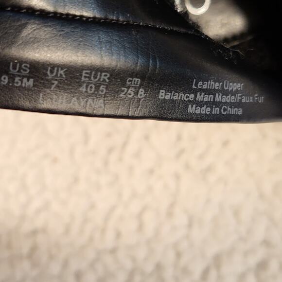 NWT Franco Sarto Women's Ulayna SuedeWedge Ankle Boot Black size 9.5 - Picture 7 of 7